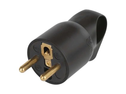 Legrand vidlica priama s úchytom, čierna