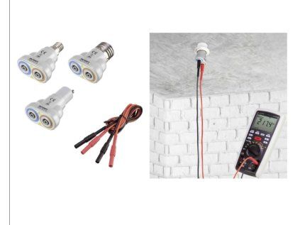 Merací adaptér VOLTCRAFT VMA-5LS 16A tmavo šedá,sv