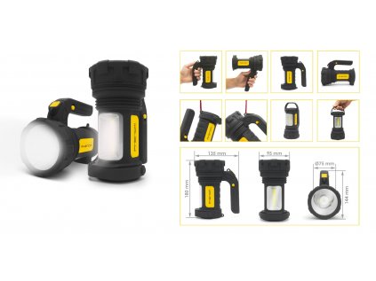 COB LED montážna lampa