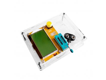 Akrylová krabička pre tranzistorový tester LCR-T4