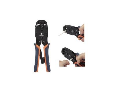 Krimpovacie kliešte TOOLCRAFT TO 4988586 RJ10 45
