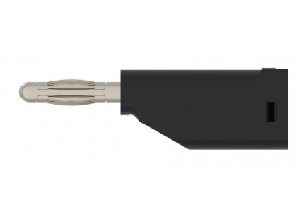 Schützinger DI FK 15 S Ni / 1 / SW banánik zástrčka 4 mm černá 1 ks Dopredaj !!