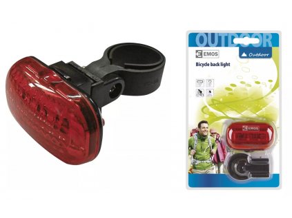 LED zadné svietidlo na bicykel P3910 na 2× AAA, 2 lm