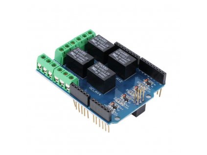 4 kanálový 5V reléový modul pre Uno R3 Mega 2560