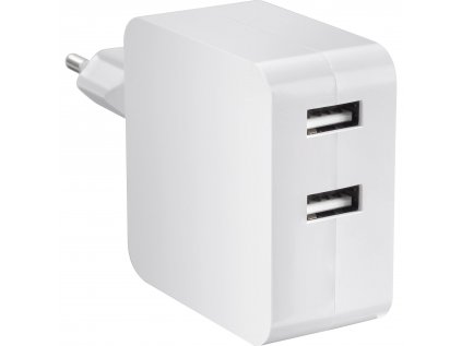 VOLTCRAFT SPS-2400/2+WH-N VC-11331785 USB nabíjačka do zásuvky (230 V) Výstupný prúd (max.) 4800 mA