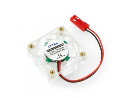Ventilátor 5V, 30x30x10 mm, modré podsvietenie