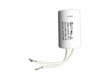 Kondenzátor rozbehový motorový 25uF 450V