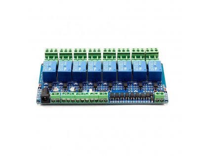 12V Modbus RTU 8 Channel Relay Module Input Optocoupler Isolation RS485 MCU for Arduino