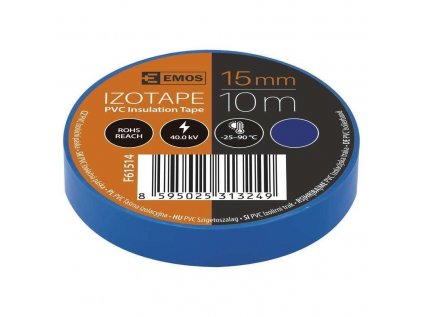 Izolačná páska PVC 15mm/10m modrá