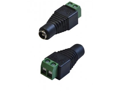 Konektor zdierka DC 2,1mm svorka so skrutkami