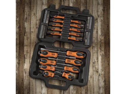 Sada skrutkovačov a bitov 58ks 10742