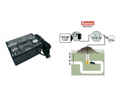 Odpudzovač krtkov a hrabošov KEMO M069N