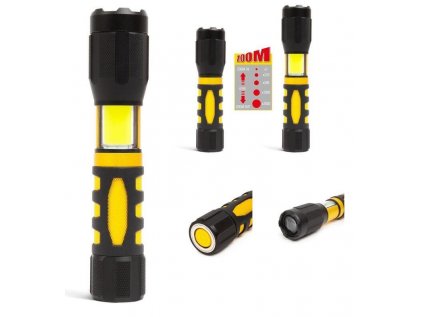 Svietidlo 2v1- COB LED- funkcia prac.lampy 18613