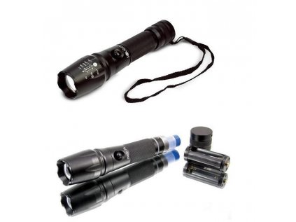 Svietidlo LED profesionálne nabíjacie T6 XML Cree