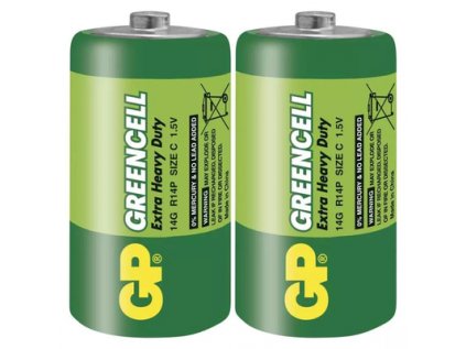 Zinko-chloridová batéria GP Greencell R14 (C)
