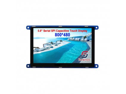 Display 5 inch capacitive touch SPI interface display 800x480 resolution