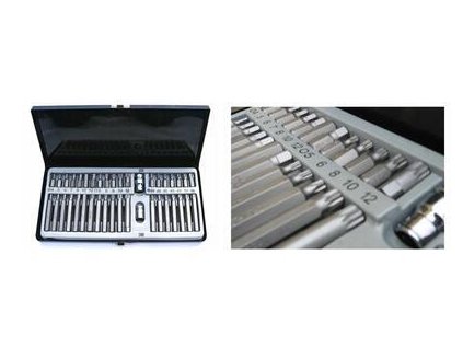 Sada bitov torx 40 dielna, CrV oceľ
