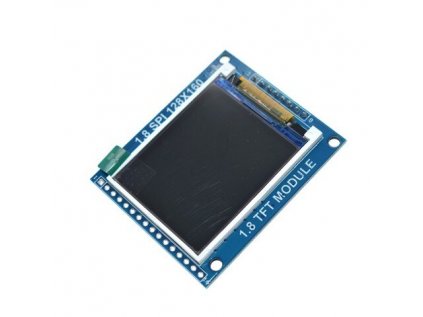 1,8 palcový TFT LCD Modul s 4 IO 128*160 modrý