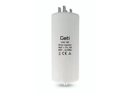 Kondenzátor rozbehový motorový 30uF 450V GETI