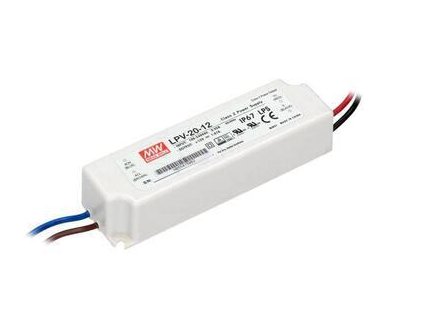 Zdroj spínaný LED20W 12VDC/1,67A  90÷264VAC IP67