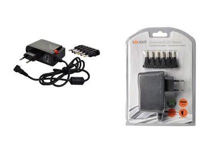 Zdroj univerzálny 1.0A stabilizovaný výmenné konek