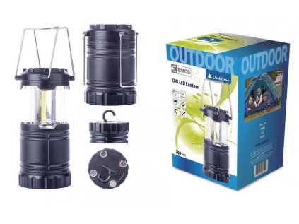 Kempingové svietidlo COB LED 3 x AA