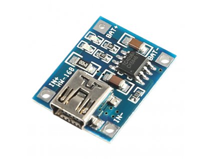 Nabíjačka Li-Ion článkov / modul s TP4056 mini USB