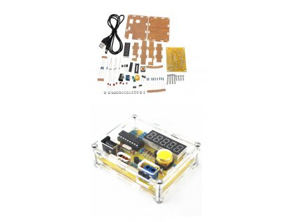 DIY frekvenčný tester 1 Hz - 50 MHz kryštálový oscilátor s krabičkou