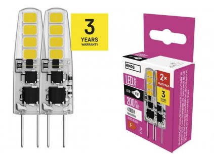 LED žiarovka Classic JC / G4 / 1,9 W (21 W) / 200 lm / neutrálna biela