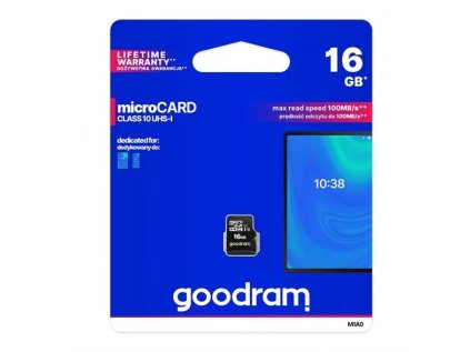 Karta pamäťová GOODRAM micro SD 16 GB adapterom
