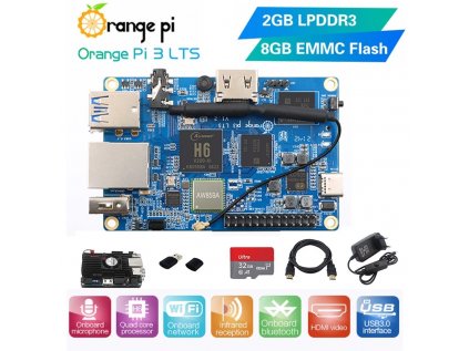 Orange Pi 3 LTS 2GB 8GB EMMC Flash Chip AW859A