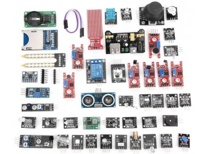 45 druhov súpravy senzorových modulov v plastovej krabici