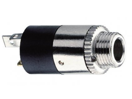 Jack konektor 3.5 mm zásuvka, vstavaná vertikálna Pólov: 3 stereo čierna Lumberg KLB 4