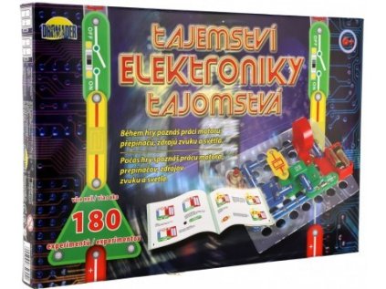 Elektronická stavebnica DROMADER Tajomstvo elektroniky 180 experimentov
