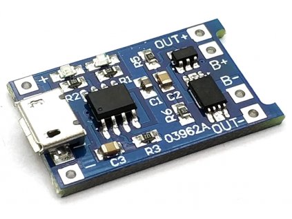 Nabíjačka Li-Ion článkov s ochranou / modul s TP4056 micro USB