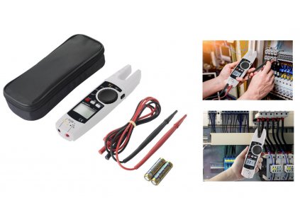 VOLTCRAFT VC-1113 prúdové kliešte digitálny procesný prúdový výstup CAT II 1000 V, CAT III 600 V Dis