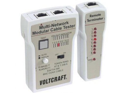 Tester káblov FTP Voltcraft CT-2