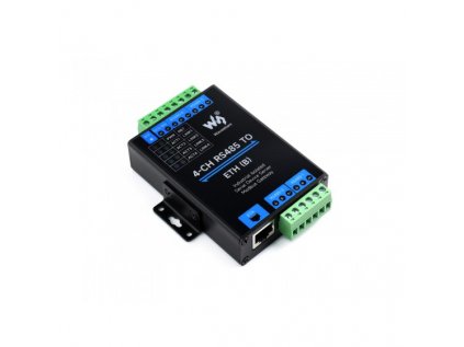 4-Ch RS485 to RJ45 Ethernet Serial Server, 4 Channels RS485 Independent Operation,Without PoE
