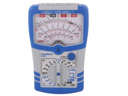 Analógový multimeter; analógový; VDC: 2,5V,10V,50V,250V,600V