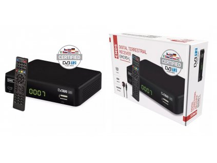 Set-top box EMOS EM190-L HD HEVC H265 (DVB-T2)