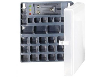 Úložný box na batérie sa skúšačkou pre AAA, AA, 9V