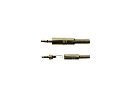 Jack 3,5mm Silver vidlica 4 pin