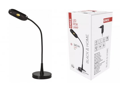 LED stolná lampa black & home, čierna