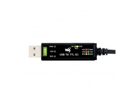Industrial USB TO TTL (C) 6pin Serial Cable, Original FT232RNL Chip, Multi Protection Circuits