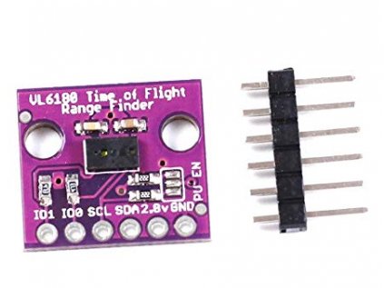 Unsoldered Purple MCU-6180 VL6180 Proximity Sensor Ambient Light Sensor Gesture