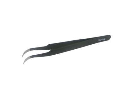 Pinzeta anti-static nerez-zahnutá 120x9mm