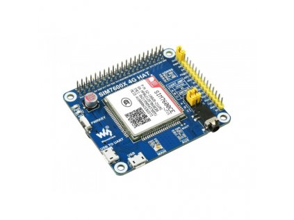 SIM7600CE-JT1S 4G HAT for Raspberry Pi, supports 4G / 3G / 2G communication