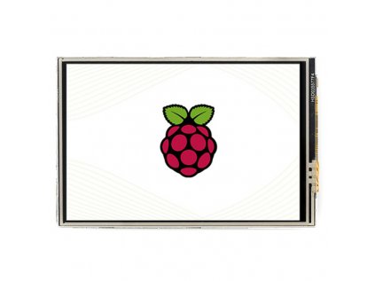 3,5 palcový Resistive Touch Display (C) for Raspberry Pi, 480×320, 125MHz High-Speed SPI