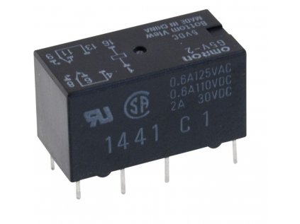 Relé G5V2-24 (G5V2H124DC) 2x prepínací kontakt