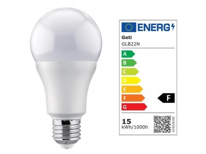 Žiarovka LED E27 15W A70 biela prírodná GETI